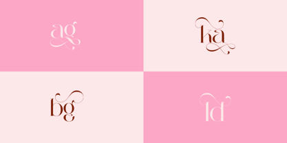 Aroma Beauty Font Poster 10