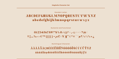 Maghelia Font Poster 14