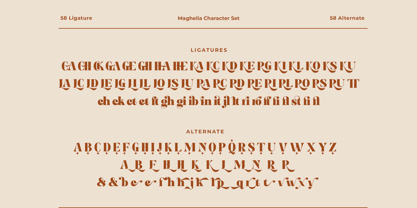 Maghelia Font Poster 15