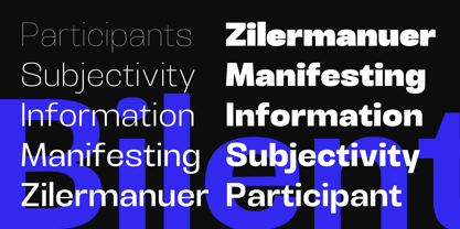 Bilentri Font Poster 7
