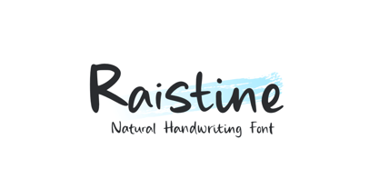 Raistine Font Poster 1