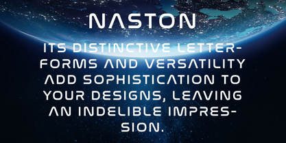 Naston Font Poster 6
