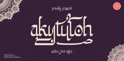 Akytuloh Font Poster 1