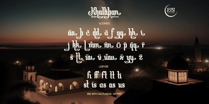 Khalliban Font Poster 6