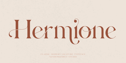 Hermione Font Poster 1
