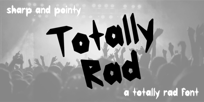 Totally Rad Font Poster 1