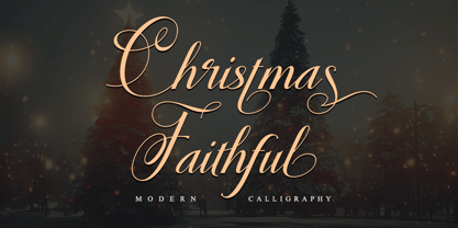 Christmas Faithful Font Poster 1