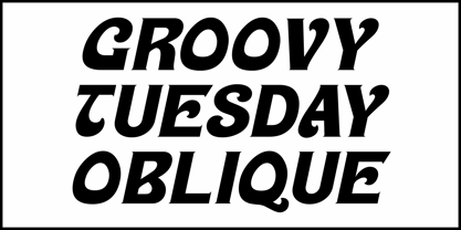 Groovy Tuesday JNL Font Poster 4
