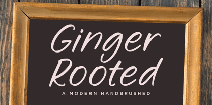 Ginger Rooted Font Poster 1