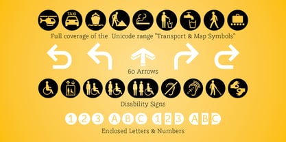 Wayfinding Sans Symbols Fuente Póster 3