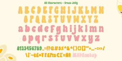 Grass Jelly Font Poster 9