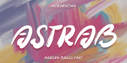Astrab Font Poster 1