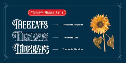 Thebeats Font Poster 7