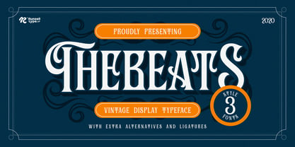 Thebeats Font Poster 1