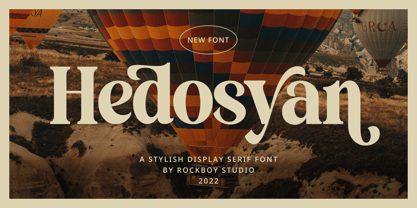 Hedosyan Font Poster 1