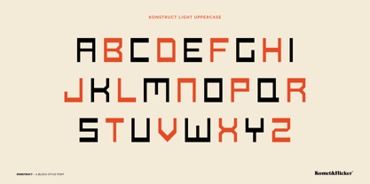 KONSTRUCT Font Poster 7