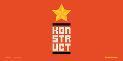 KONSTRUCT Font Poster 14