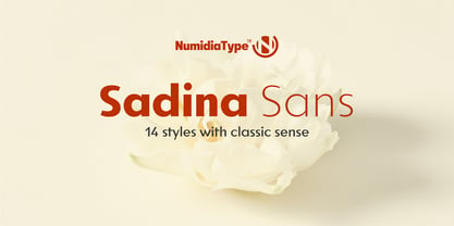 Sadina Font Poster 1