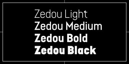 Zedou Font Poster 3