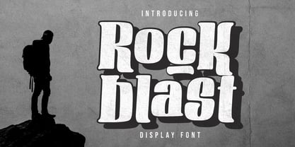 Rockblast Font Poster 1