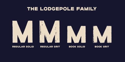 Lodgepole Font Poster 2