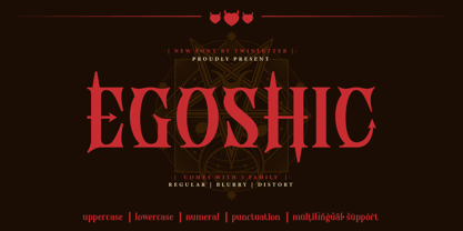 Egoshic Font Poster 1