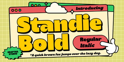 Standie Font Poster 1