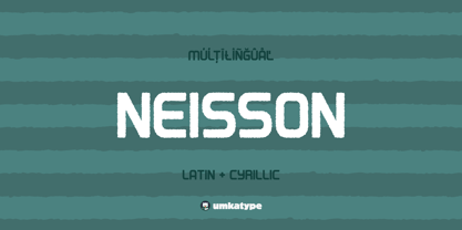 Neisson Font Poster 7