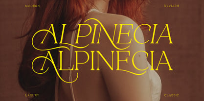 Alpinecia Font Poster 6