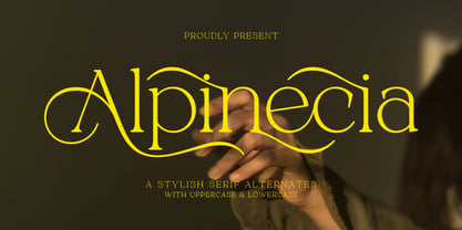 Alpinecia Font Poster 1