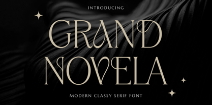 Grand Novela Font Poster 1