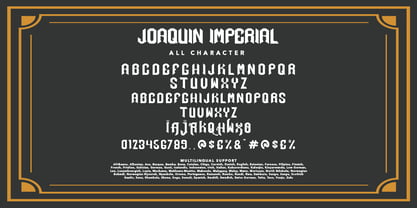 Joaquin Imperial Font Poster 8