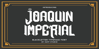 Joaquin Imperial Font Poster 1