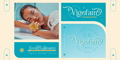 Vigofam Font Poster 8