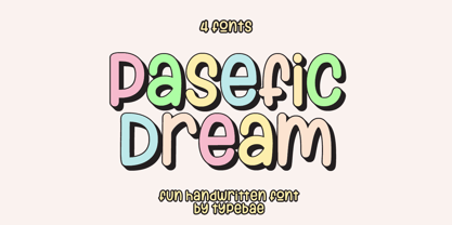 Pasefic Dream Font Poster 1