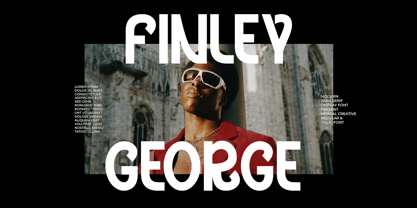 Finley George Font Poster 1