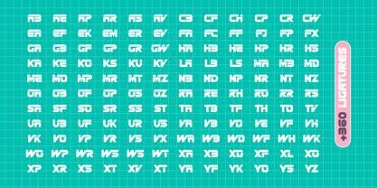 Vhs Fitness Font Poster 5