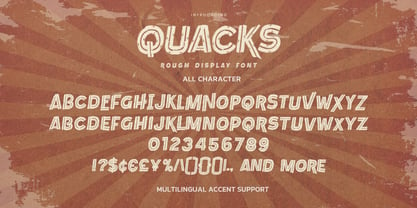 Quacks Font Poster 6