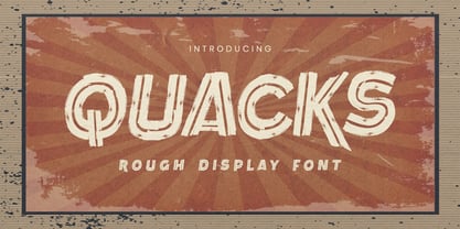 Quacks Font Poster 1