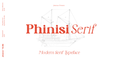 Phinisi Serif Font Poster 1