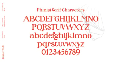 Phinisi Serif Font Poster 2
