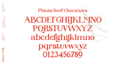 Phinisi Serif Police Poster 2