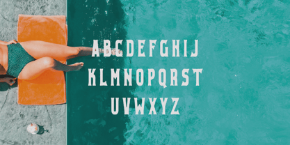 Lemonade Lagoon Font Poster 4