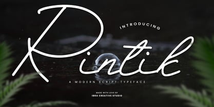 Rintik Font Poster 1