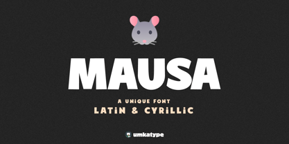 Mausa Font Poster 1