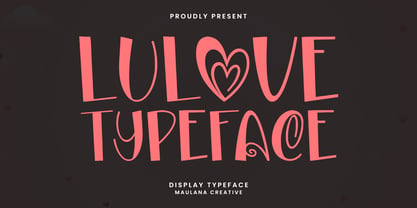 Lulove Font Poster 1