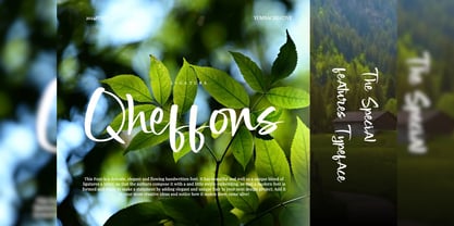 Qheffons Font Poster 2