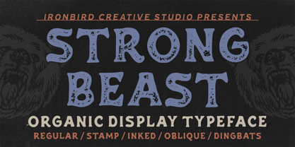 Strong Beast Font Poster 1