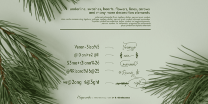 Hesperantha Font Poster 7