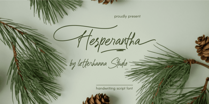 Hesperantha Font Poster 1